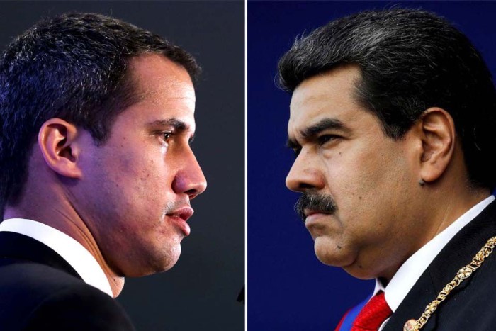 Maduro y Guaidó