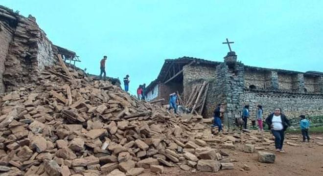 Fuerte temblor en Perú