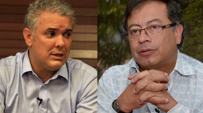 Duque y Petro