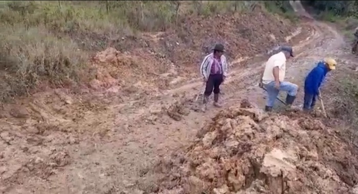 Campesinos afectados