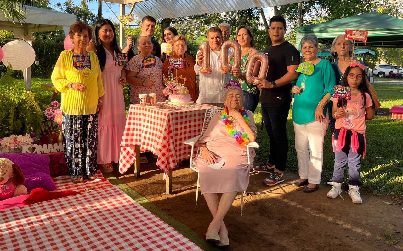 100 años de doña Hermelinda