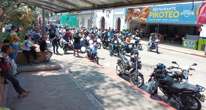 Mototaxistas venezolanos