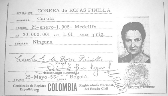 Cédula primera