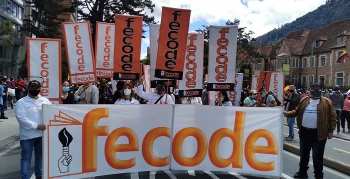 Fecode levantó el paro docente tan pronto se hundió la reforma educativa. Foto: Fecode