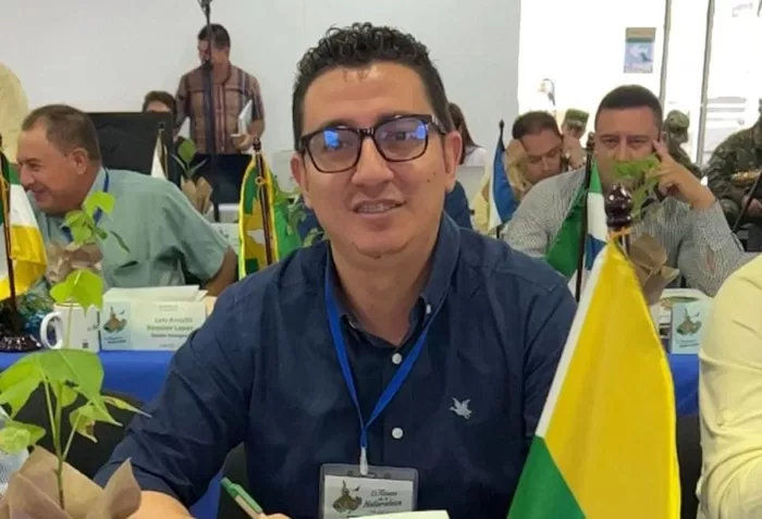 Ferney Villamizar, alcalde de Guaca, defiende la soberanía sobre las veredas El Portillo y Mata de Lata. Foto: Prensa/alcaldía de Guaca