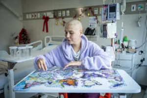 Como esta paciente, muchos otros colombianos necesitan de la solidaridad de potenciales donantes de sangre. Foto: Prensa HIC