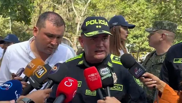 El general William Quintero confirmó la captura del cabecilla del Tren de Aragua alias "Colin". Foto: Capture de video