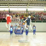 Más de 2.000 adultos mayores participaron en la inauguración de las Olimpiadas. Foto: Gobierno de Floridablanca