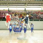 Más de 2.000 adultos mayores participaron en la inauguración de las Olimpiadas. Foto: Gobierno de Floridablanca