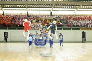 Más de 2.000 adultos mayores participaron en la inauguración de las Olimpiadas. Foto: Gobierno de Floridablanca
