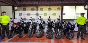 Capturtan a un ciudadano con 7 motos robadas. Foto: Prensa/Mebuc