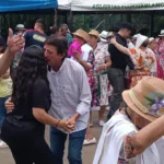 En La Judía quien hizo marcar el paso fue, la música carranguera. Foto suministrada